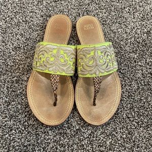 Anthropologie Jasper & Jeera Needlework sandals